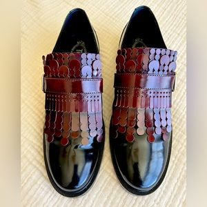 Tod’s Fringe Monk Strap Shoes, size 9.5, excellent condition